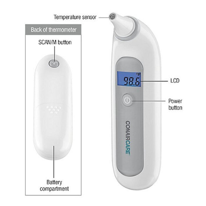 CONAIR Infrared Ear Thermometer - ITH94FC