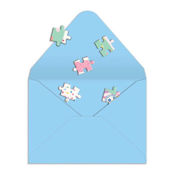 Confetti Birthday Cake Greeting Card Puzzle Emily Taylor