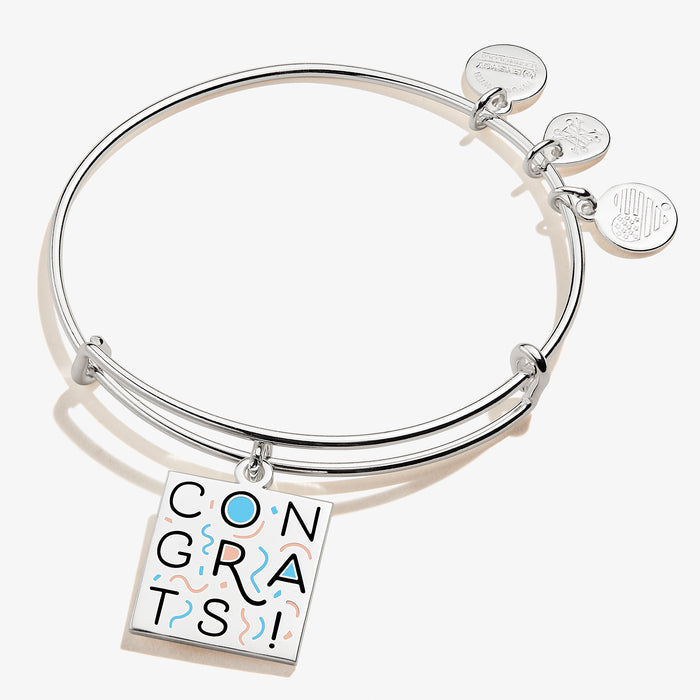 'Congrats!' Charm Bangle