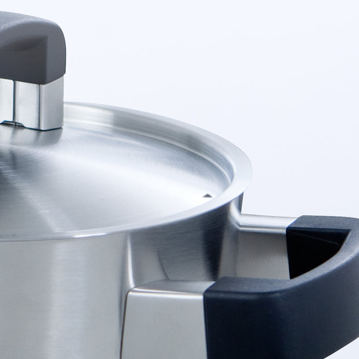 Conical Cool steelpan 16 cm met deksel