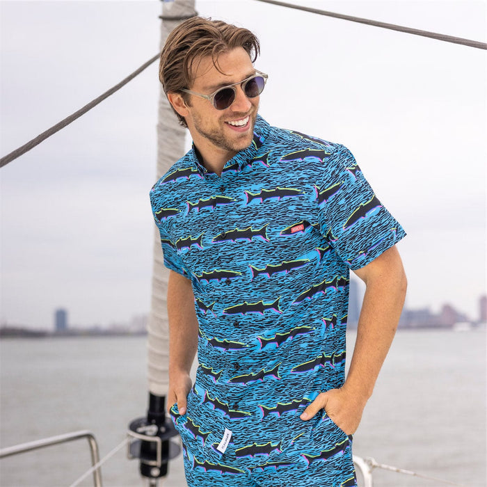 RSVLTS RSVLTS Short Sleeve Shirt "Cool Cudas" – KUNUFLEX Short Sleeve Shirt