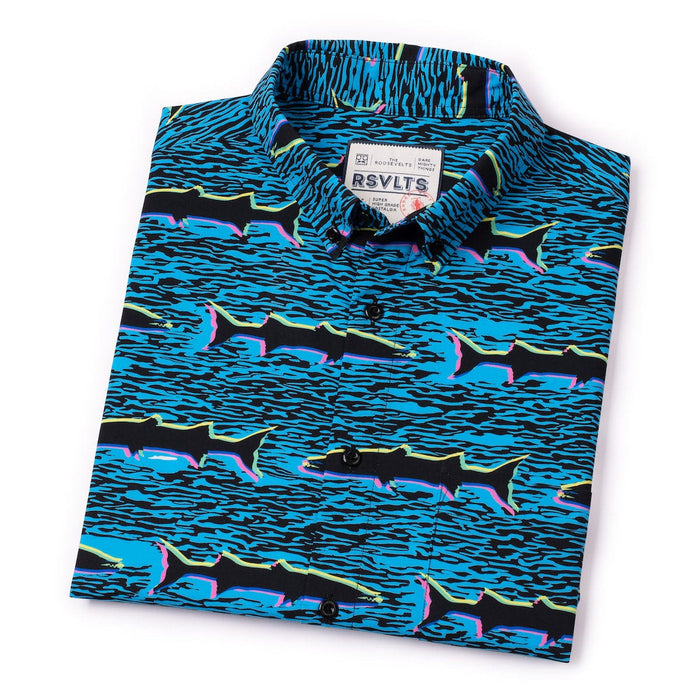 RSVLTS RSVLTS Short Sleeve Shirt "Cool Cudas" – KUNUFLEX Short Sleeve Shirt