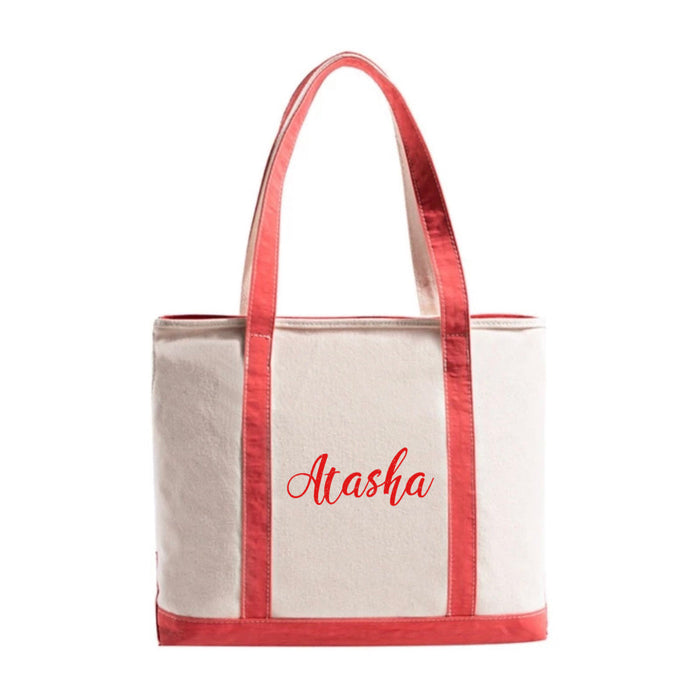 Coral Tote Bag Travellers Hat Boutique