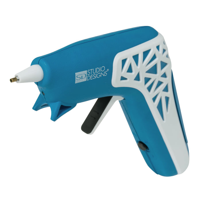 Cordless Hot Glue Gun with Web Grip Precision Nozzle, Blue / White 13411