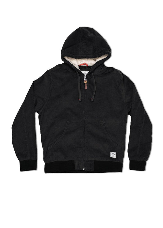 Corduroy Bunker Hoodie - Iron & Resin