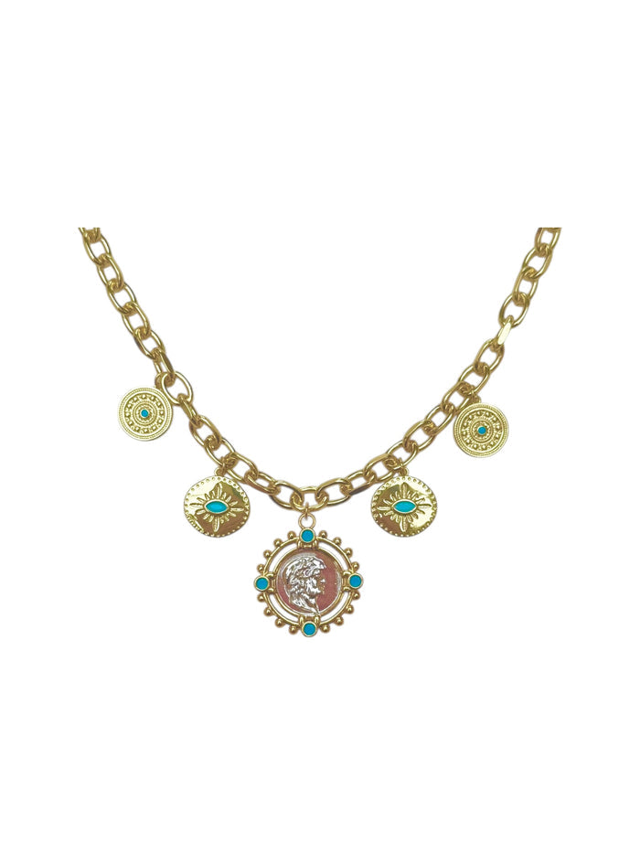 Corfu Coin Necklace