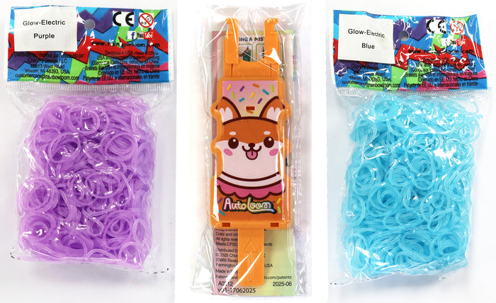 Corgi Auto Loom with Electric Blue & Electric Purple Bands
