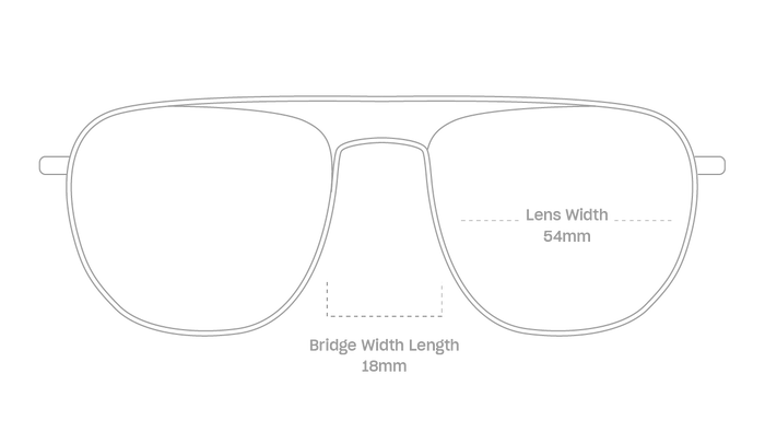 measurement::lens width Corso Eyeglasses square metal