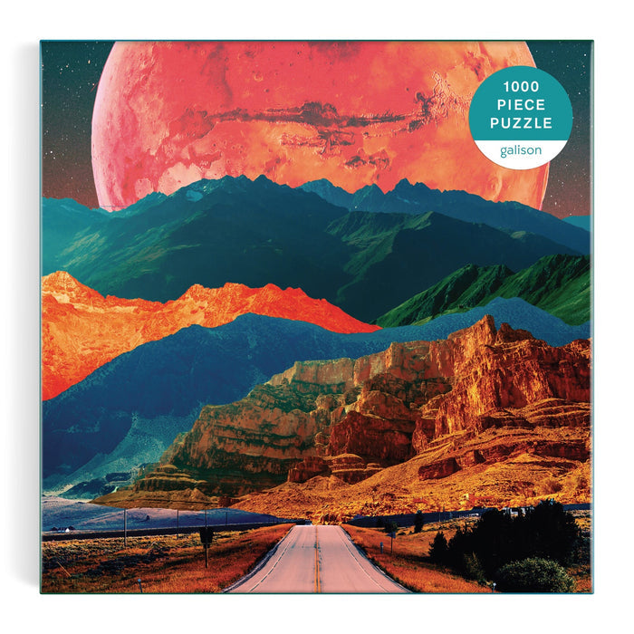 Cosmic Highway 1000 Piece Puzzle in a Square Box Poost Wook