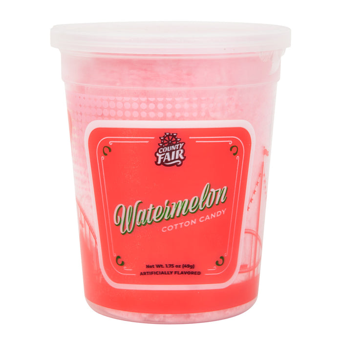 County Fair Watermelon Cotton Candy Tub - 12 Count