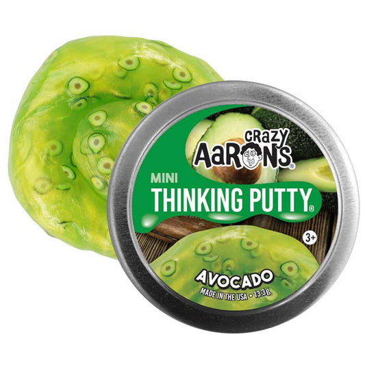 Crazy Aarons Avocado Mini 2 Inch Thinking Putty Tin - Owl & Goose Gifts
