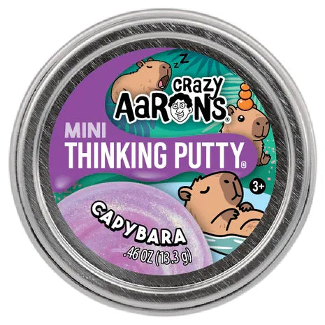 Crazy Aarons Capybara Mini 2 Inch Thinking Putty Tin