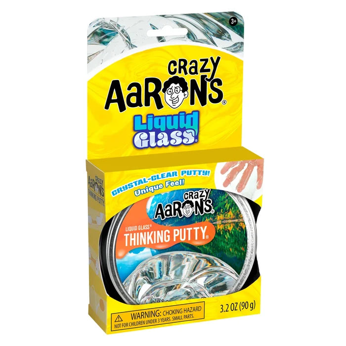 Crazy Aarons Liquid Glass Full Size 4 Inch Thinking Putty Tin
