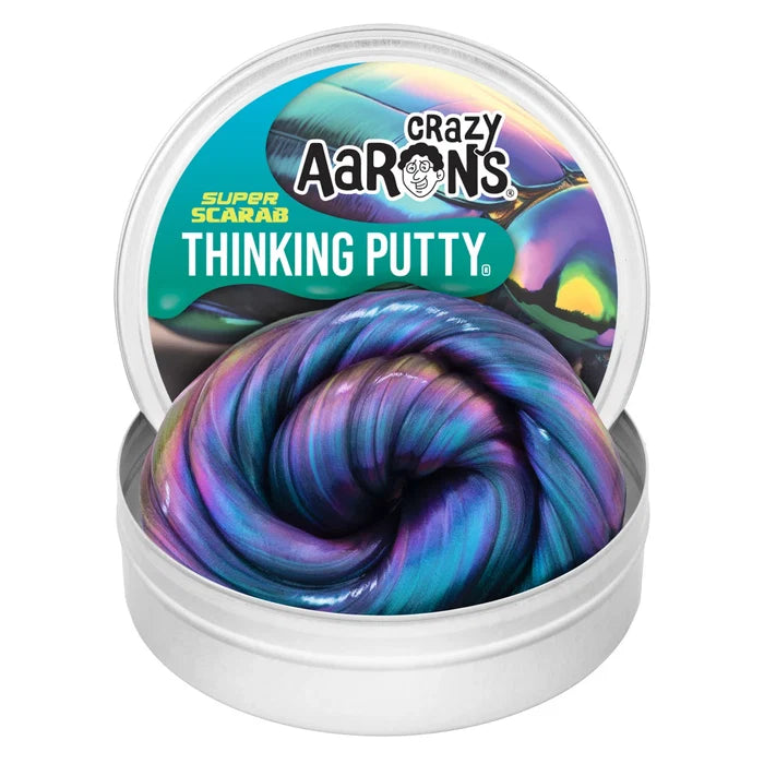 Crazy Aarons Super Scarab Full Size 4 Inch Thinking Putty Tin