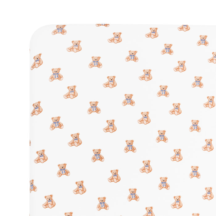 Crib Sheet in Teddy Bear corner