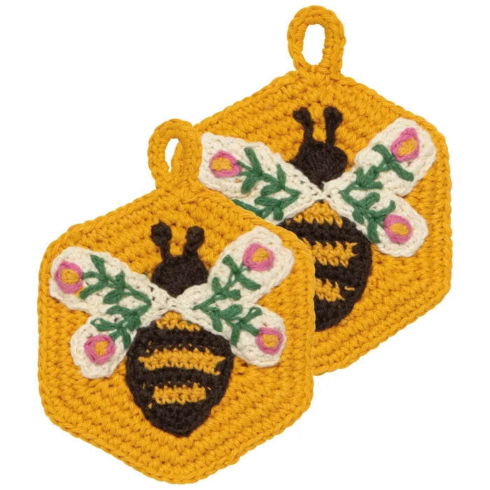 Crochet Sponge Set - Bee