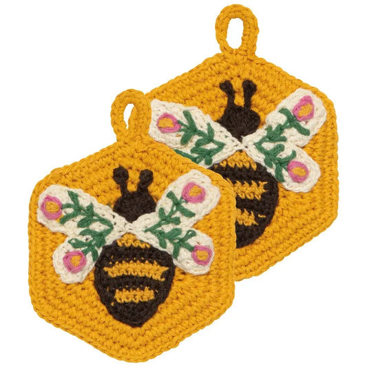 Crochet Sponge Set - Bee