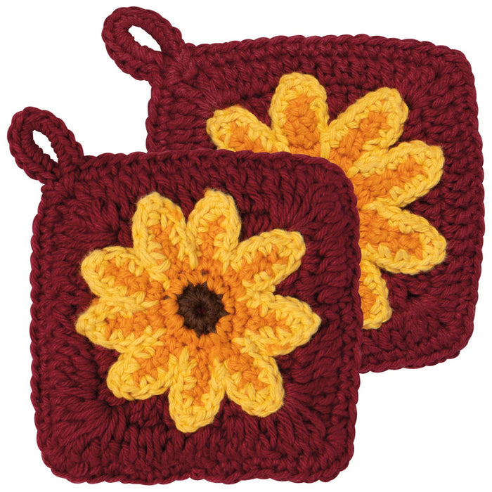 Crochet Sponge Set - Sunflower Splendor