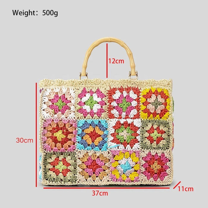 Crochet Square Bag Travellers Hat Boutique