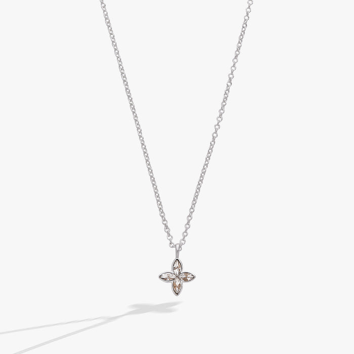Crystal Logo Star Necklace