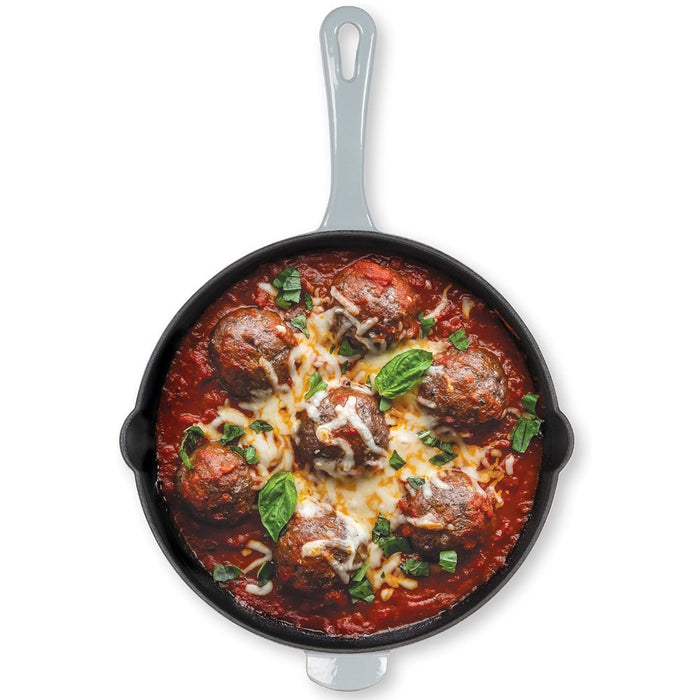 CUISINART CI22-24MGYC 10" (25cm) Cast Iron Round Fry Pan in Misty Grey
