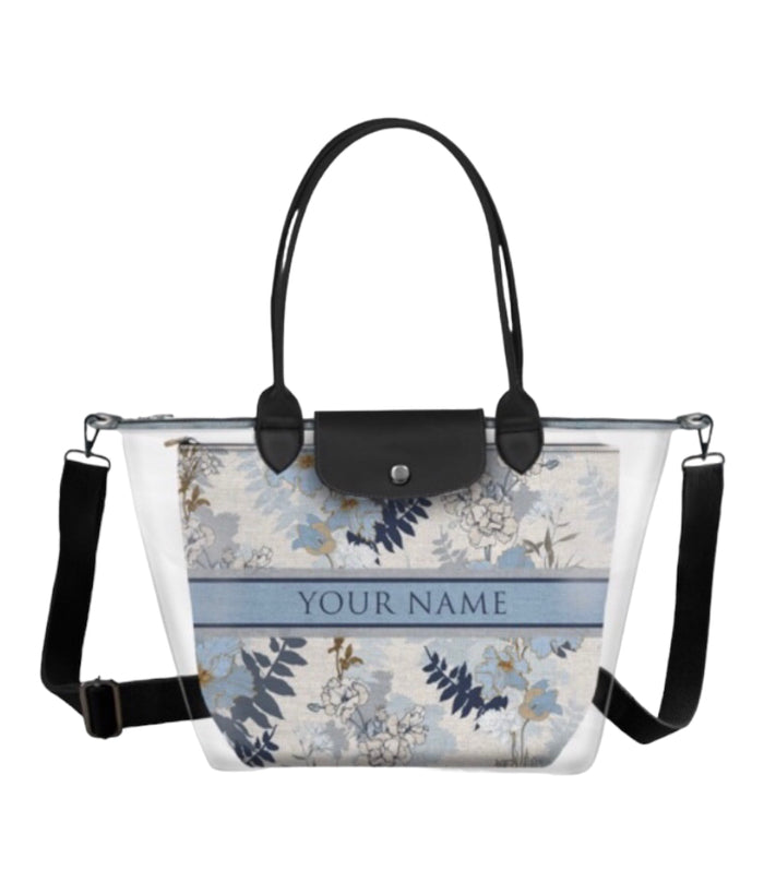 Custom Transparent Tote - Travellers Hat Boutique