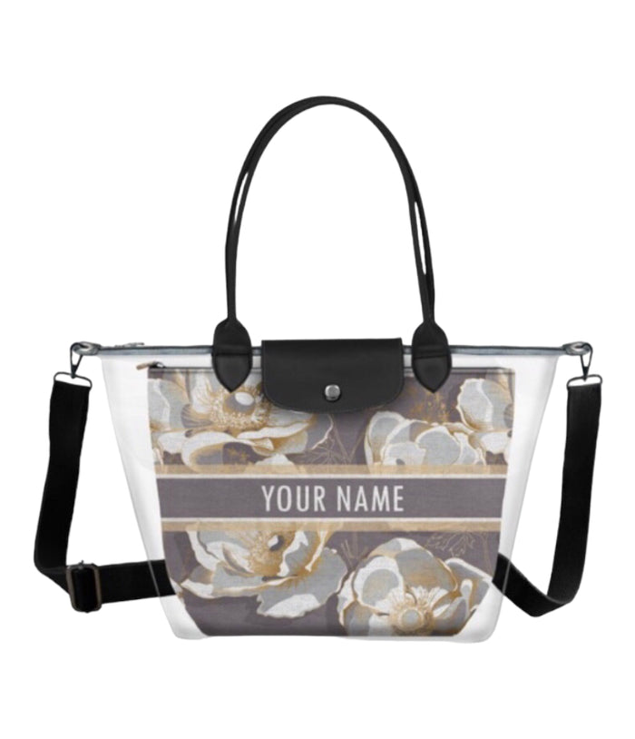 Custom Transparent Tote - Travellers Hat Boutique