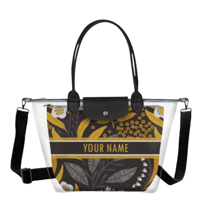 Custom Transparent Tote - Travellers Hat Boutique