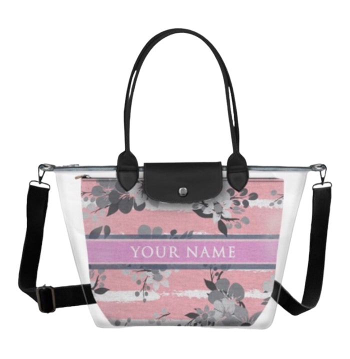 Custom Transparent Tote - Travellers Hat Boutique