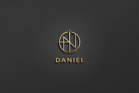 DANIEL - Name Logo Design | Instant Download | Premade Logo | Minimalist Design