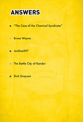 DC Comics: Batman Pop Quiz Trivia Deck