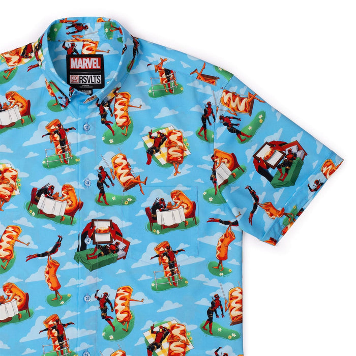 RSVLTS XS RSVLTS Deadpool Series 1 "Chimichanga Dreams" _ KUNUFLEX Short Sleeve Shirt