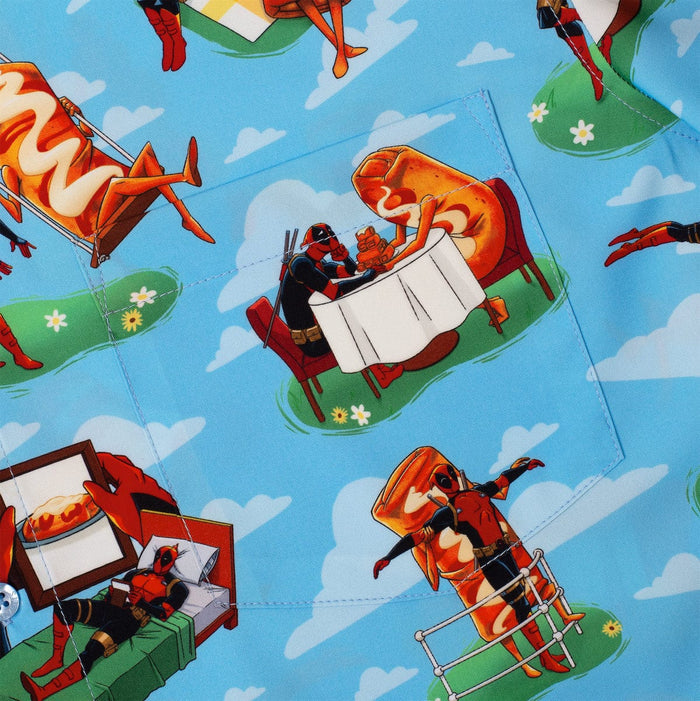 RSVLTS RSVLTS Deadpool Series 1 "Chimichanga Dreams" _ KUNUFLEX Short Sleeve Shirt