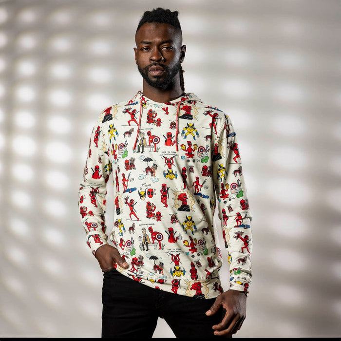 RSVLTS Marvel Performance Hoodie Deadpool & Wolverine "Wade's World" – Performance Hoodie Deadpool & Wolverine "Wade's World" – Performance Hoodie