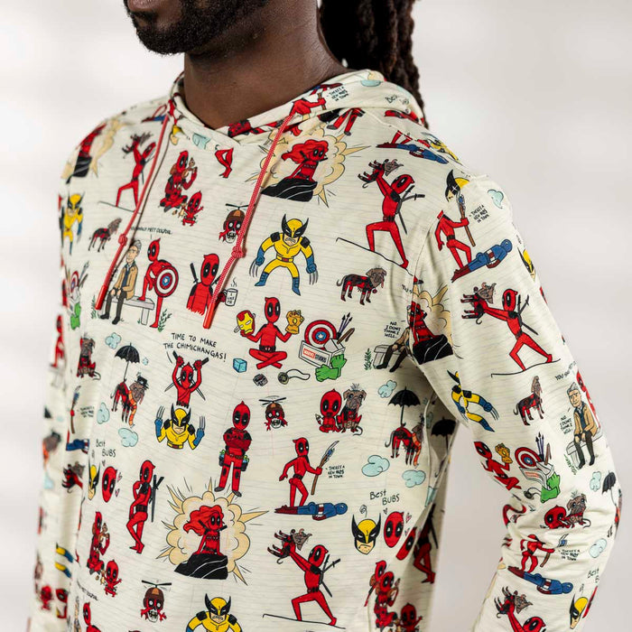 RSVLTS Marvel Performance Hoodie Deadpool & Wolverine "Wade's World" – Performance Hoodie Deadpool & Wolverine "Wade's World" – Performance Hoodie
