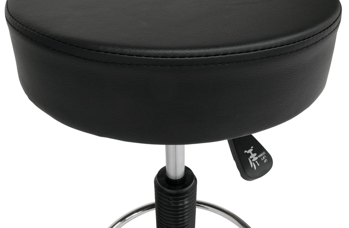 Deluxe Padded Height Adjustable Stool, Black 13175