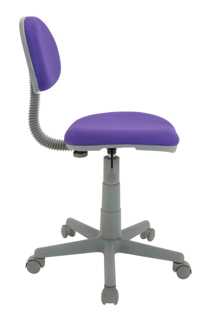 Deluxe Task Chair, Gray / Purple 18516