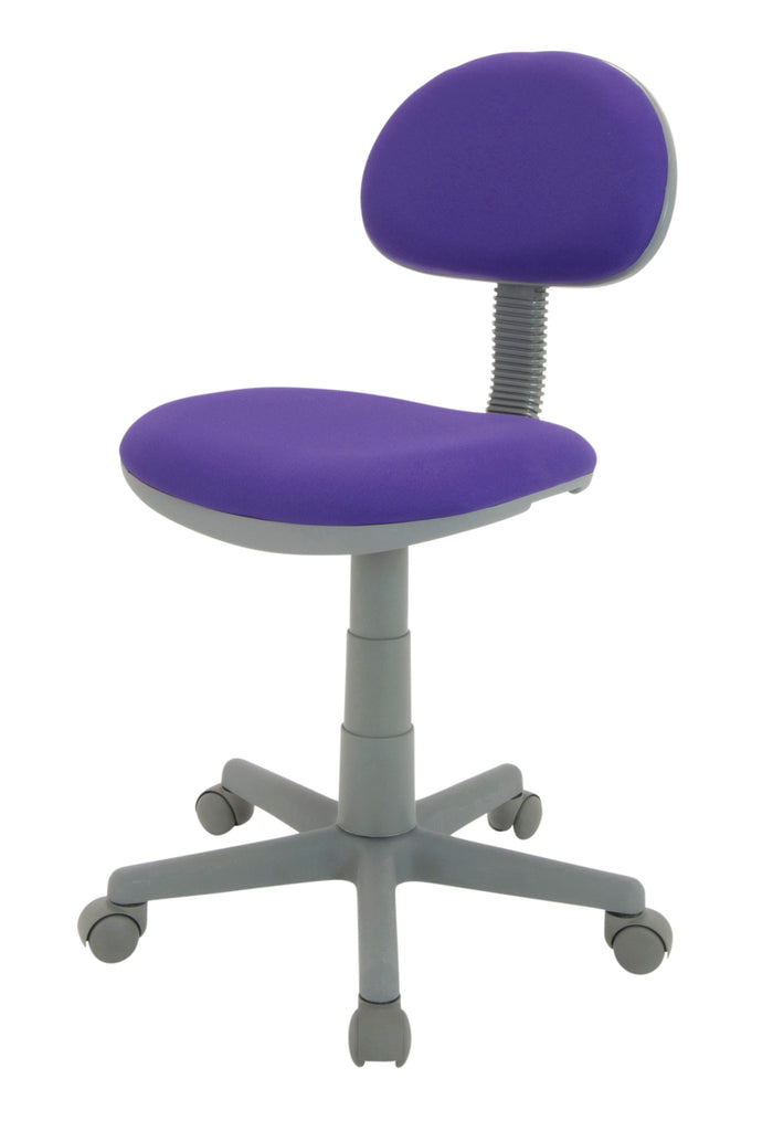 Deluxe Task Chair, Gray / Purple 18516