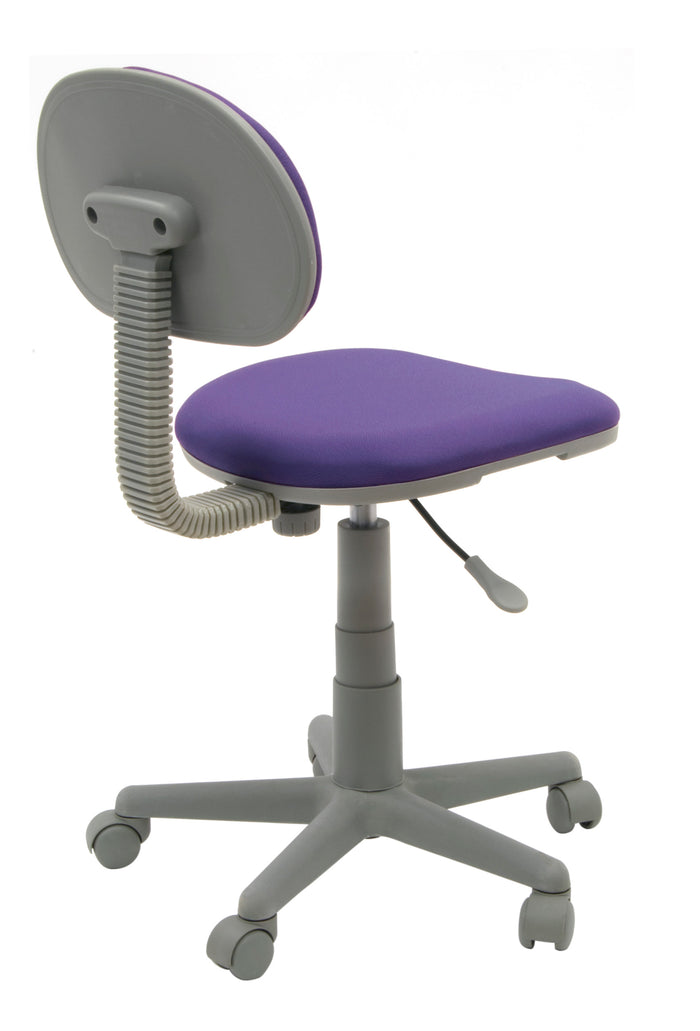 Deluxe Task Chair, Gray / Purple 18516
