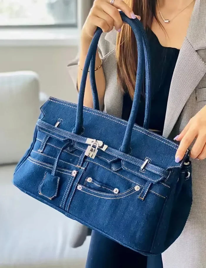 Denim Birkin Bag