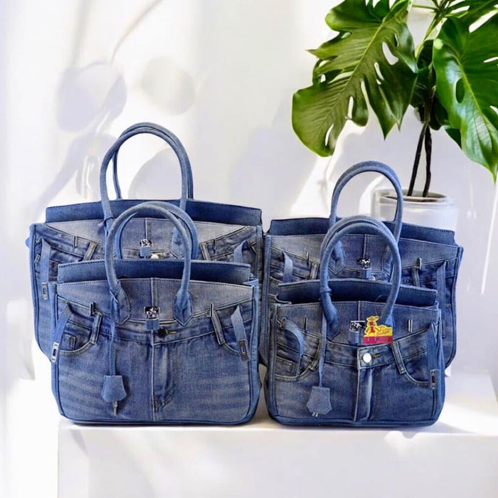Denim birkin blue jeans