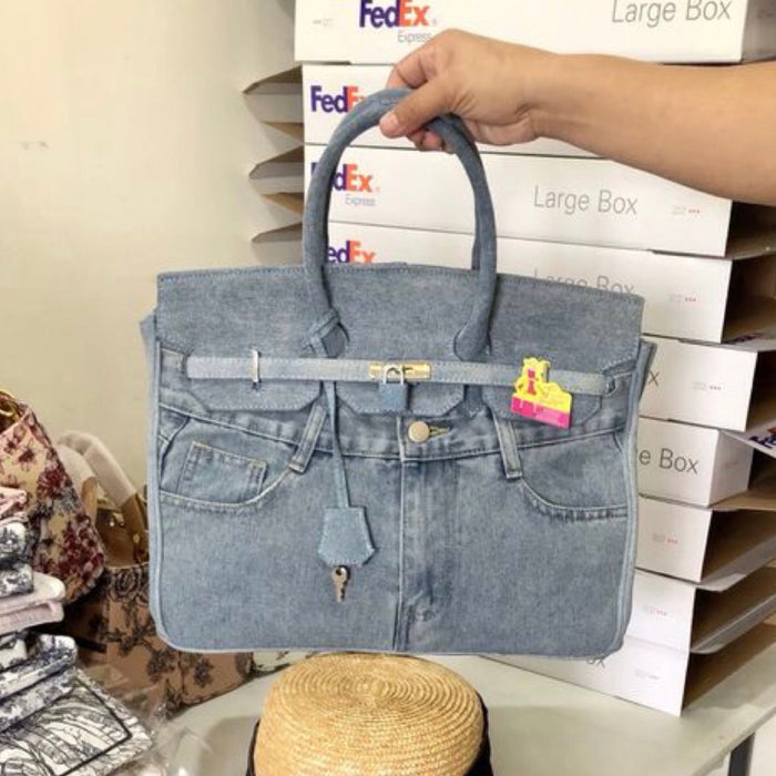 Denim Birkin Bag