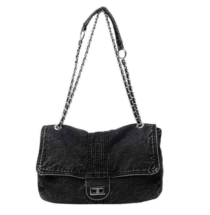 Denim Chain bag Travellers Hat Boutique