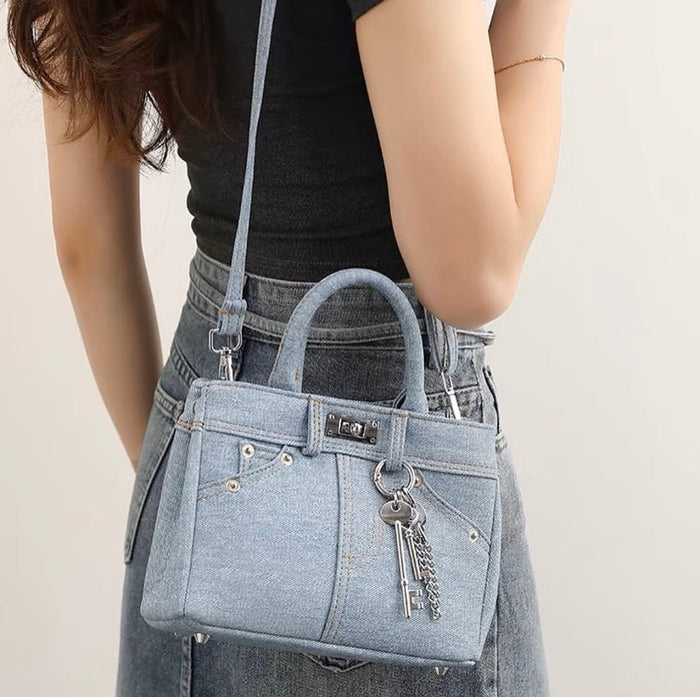 Denim Jaden Bag Travellers Hat Boutique