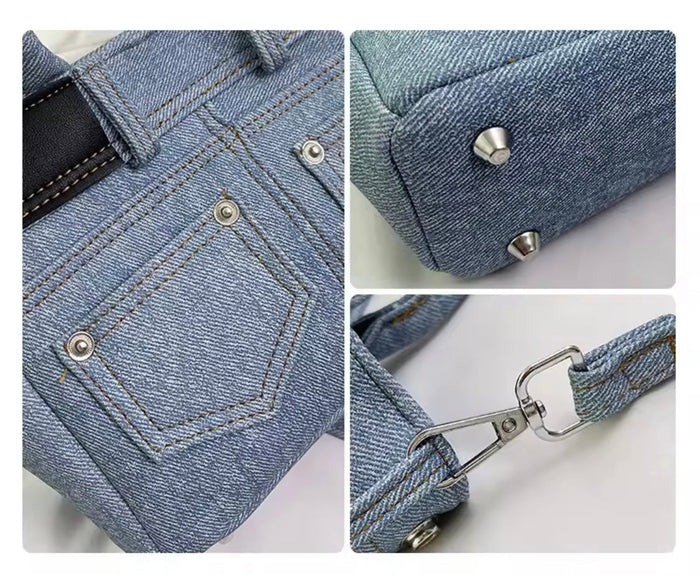 Denim Jaden Bag Travellers Hat Boutique