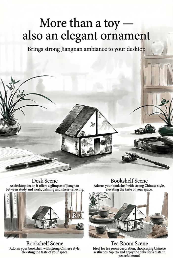 DianSheng 2x2 House (Ink Wash)