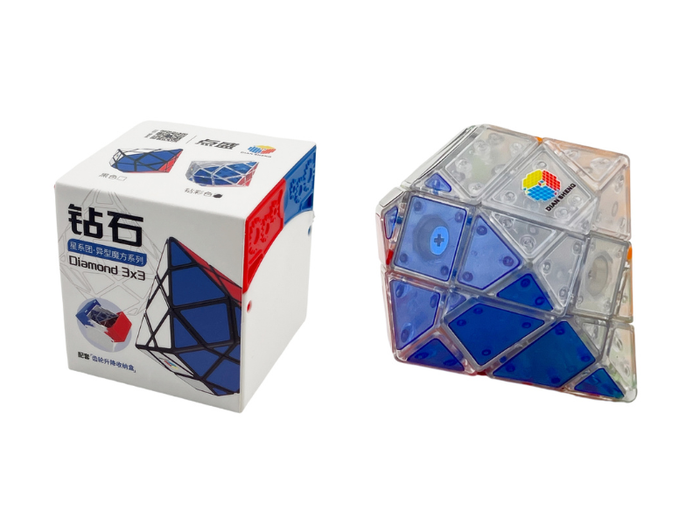 DianSheng 3x3 Diamond V2 (Tiled) - Transparent Stickerless