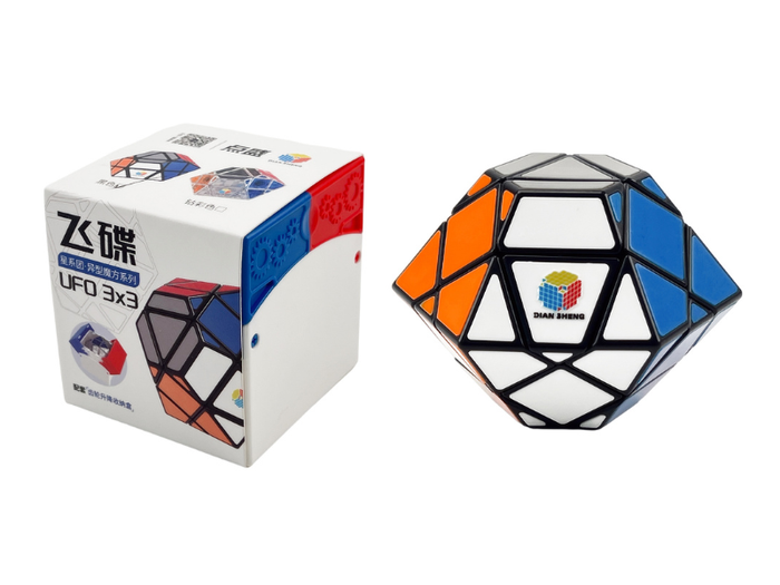 DianSheng 3x3 UFO V2 (Tiled) - Black