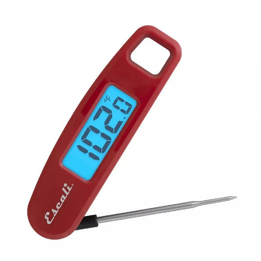 Digital Compact Folding Thermometer - red