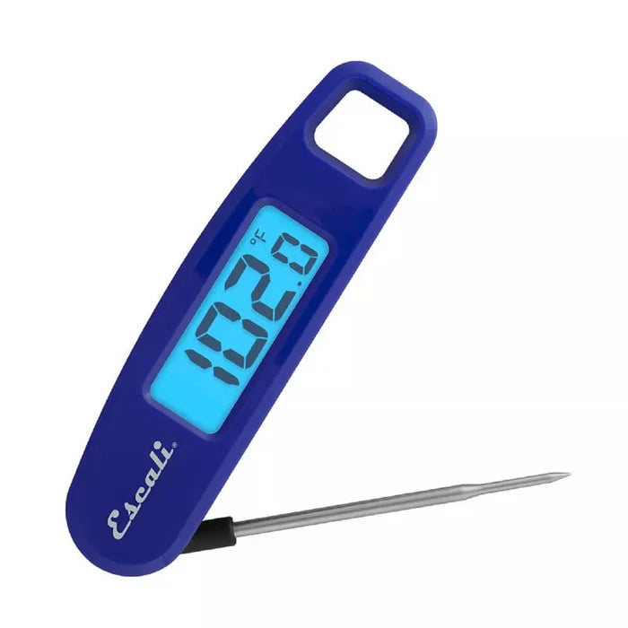 Digital Compact Folding Thermometer - blue
